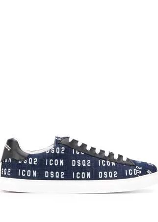 Dsquared2 кеды с логотипом