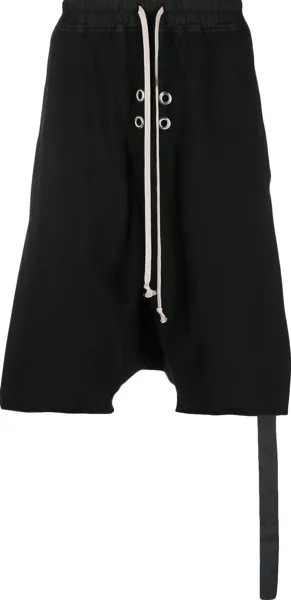 Шорты Rick Owens DRKSHDW Gimp Drawstring Pod Shorts 'Black', черный