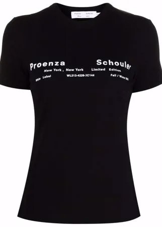 Proenza Schouler White Label футболка с логотипом