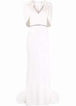 Jenny Packham платье макси с V-образным вырезом