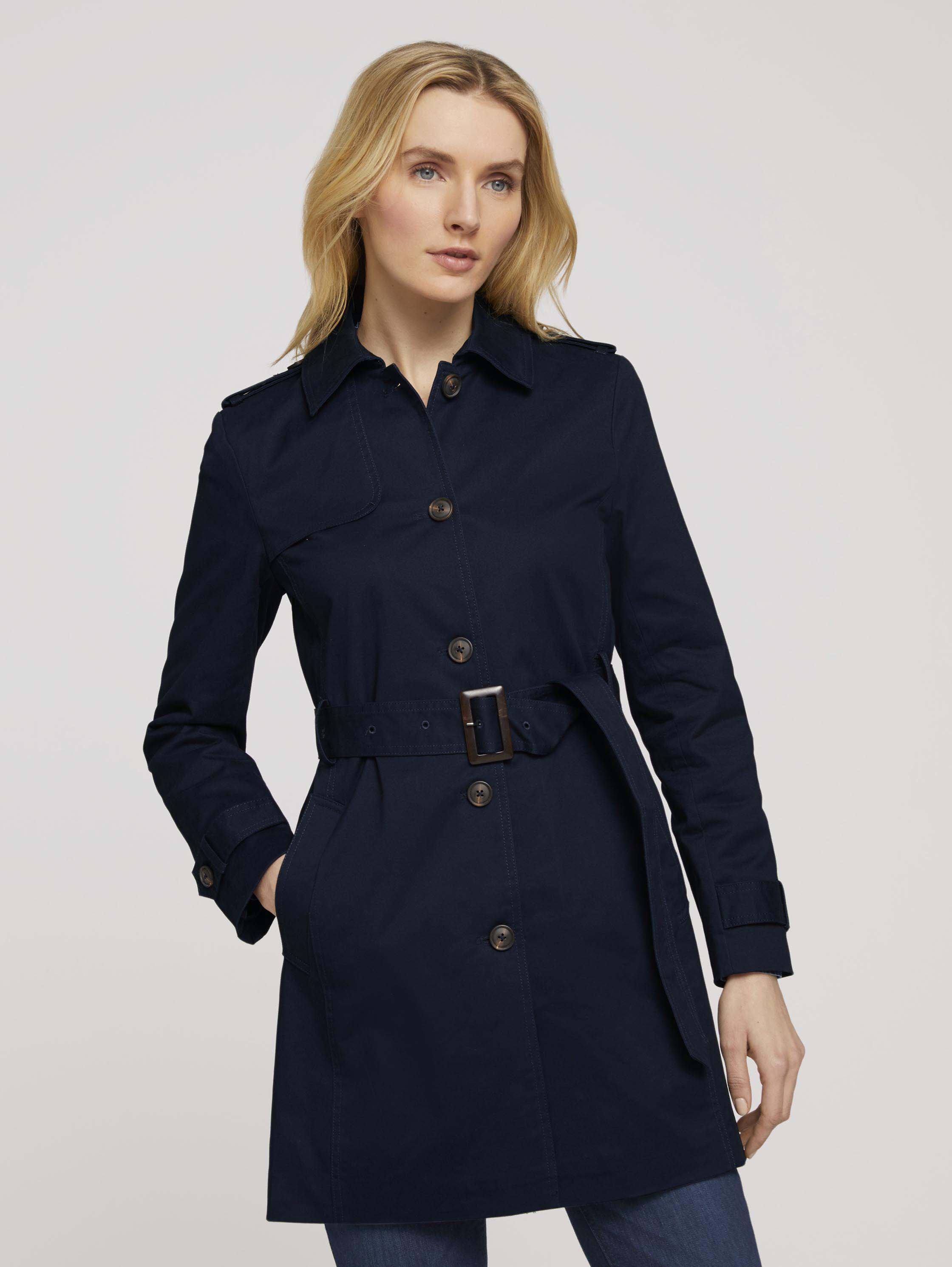 Тренч женский TOM TAILOR 1024462 синий L