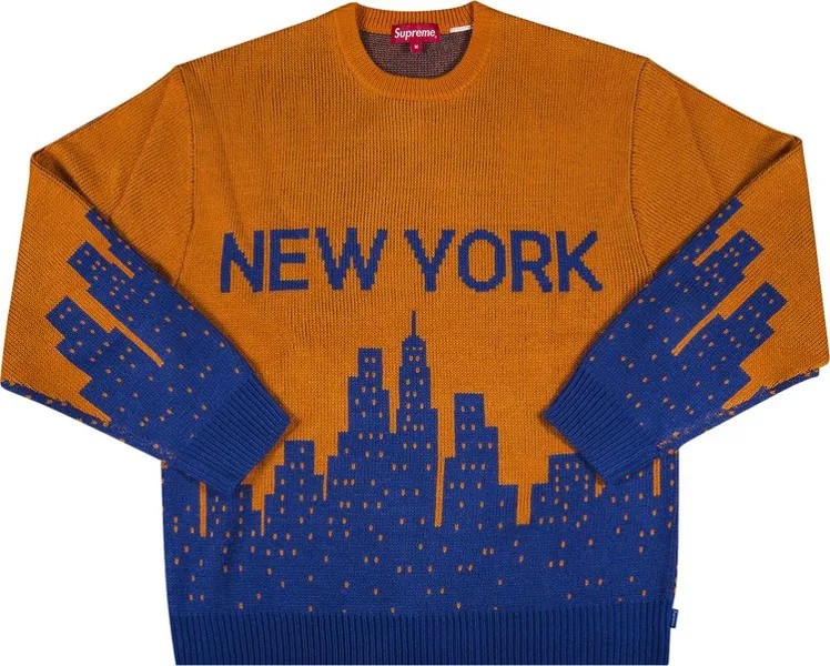Свитер Supreme New York Sweater 'Orange', оранжевый