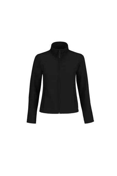 Водоотталкивающая куртка Softshell B&C, черный