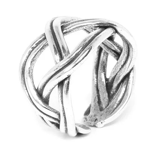 Кольцо ORI TAO, бижутерный сплав, серебряный