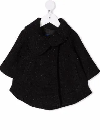 Fay Kids пальто миди с блестками