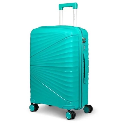 Умный чемодан Impreza, 65 л, размер M+, зеленый