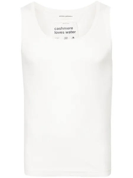 Топ nº333 тонкой вязки extreme cashmere, белый