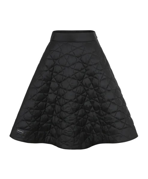 Стеганая длинная юбка R AW23 Duvetica, черный