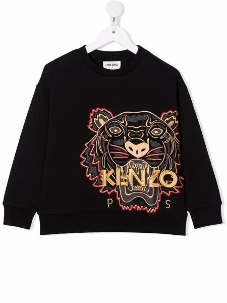 Kenzo Kids толстовка с вышитым логотипом
