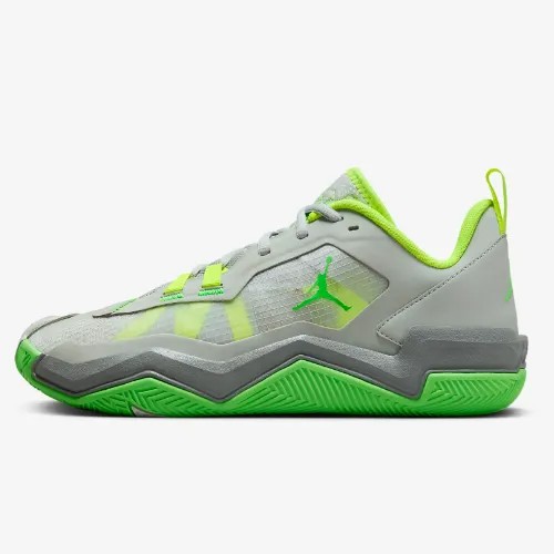 Баскетбольные кроссовки Nike Jordan One Take 4 PF, серебристый/Volt (DZ3339-003)