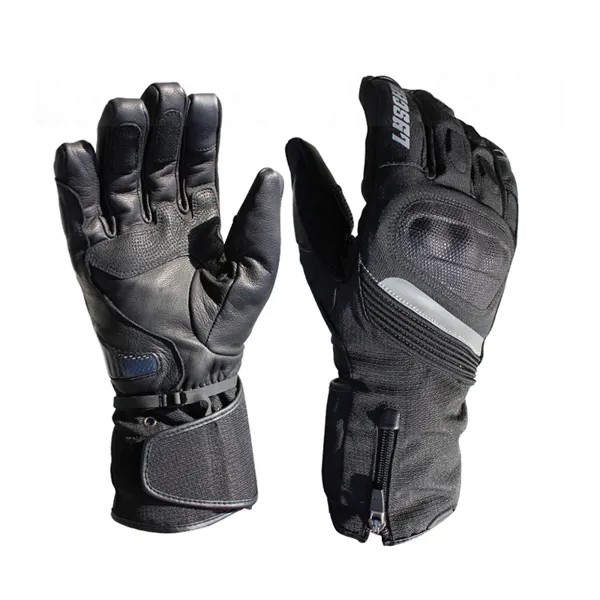 Зимние водонепроницаемые перчатки для мотокросса износостойкие US 3M Thinsulate из хлопка и углеволокна защитная оболочка мотоциклетные перчатк...