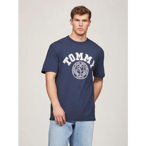 Футболка Tommy Jeans ARCH TOMMY, размер L, темно-синий