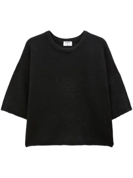 Filippa K футболка с широкими рукавами, черный
