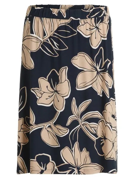 Юбка длиной до колена Betty Barclay, цвет dark blue/beige