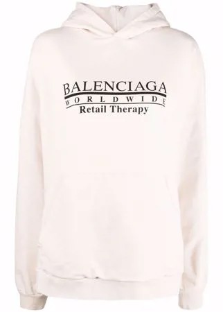 Balenciaga худи Retail Therapy с логотипом
