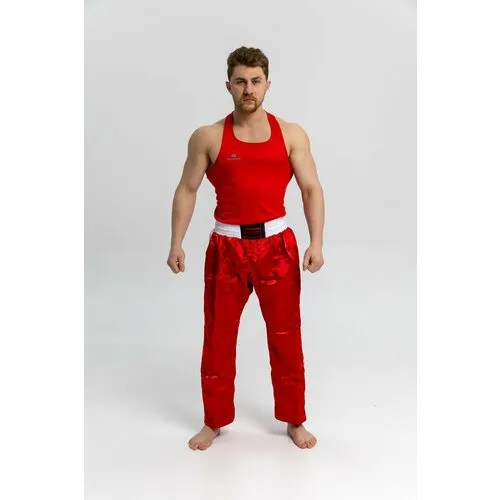 Брюки спортивные Boybo, размер XL/175-185 см, красный