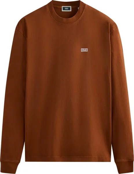 Лонгслив Kith Long-Sleeve Lax Tee 'Briar', медный