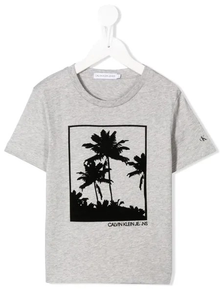 Calvin Klein Kids футболка с принтом