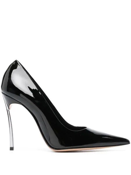 Casadei туфли Superblade 100 с заостренным носком, черный