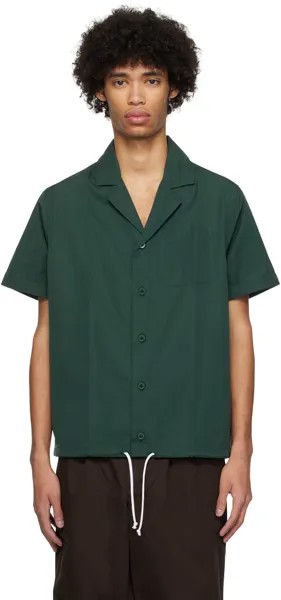 Зеленая рубашка на кулиске Noah