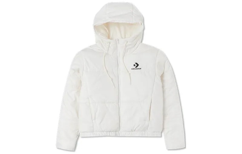 Женская стеганая куртка Converse, цвет White