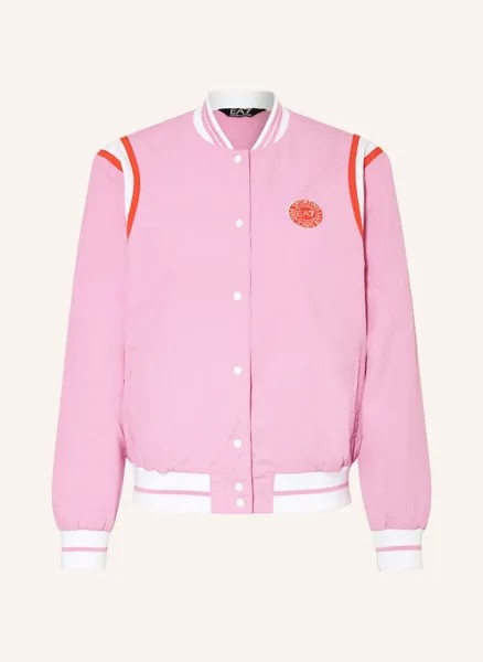 Тренировочная куртка Ea7 Emporio Armani, розовый