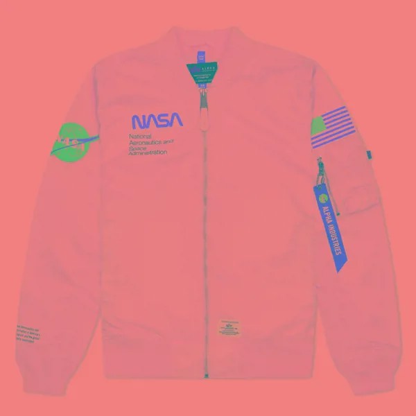 Мужская куртка бомбер Alpha Industries NASA L-2B Gen II