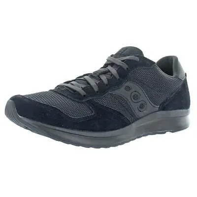 Мужские черные замшевые кроссовки Saucony Getaway 9 Medium (D) BHFO 1932