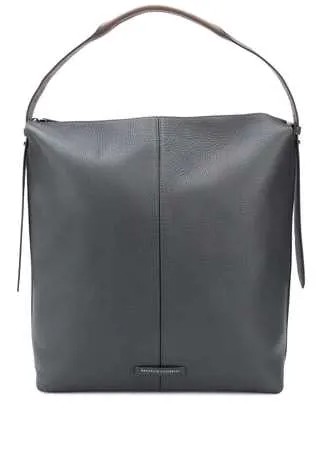 Brunello Cucinelli сумка-тоут из зернистой кожи на молнии