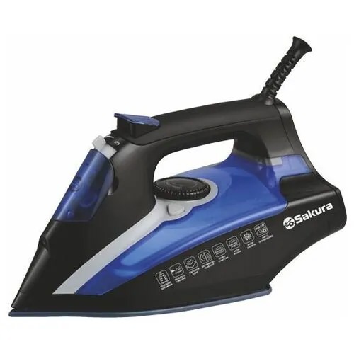 Утюг Sakura SA-3061CBL (черный/синий)
