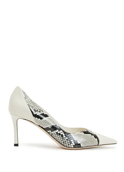 Кожаные туфли на шпильке Jimmy Choo, мультиколор
