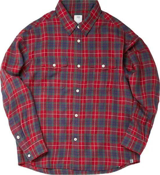Рубашка Visvim Pioneer Long-Sleeve 'Red', красный