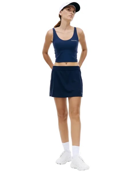 Теннисная юбка мини с логотипом