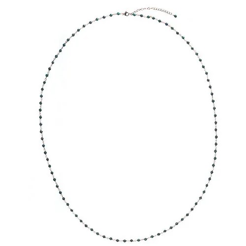 Колье Moon Paris, малахит, длина 97 см, зеленый