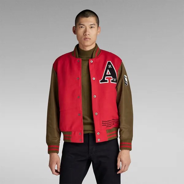 Куртка G-Star Varsity Bomber, красный