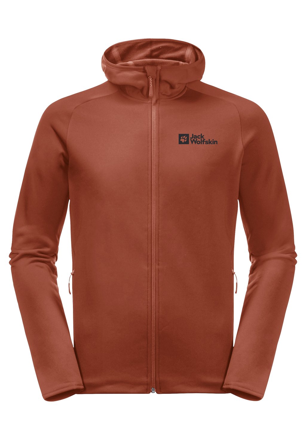 Флисовая куртка BAISELBERG HOODED FZ M Jack Wolfskin, цвет carmine