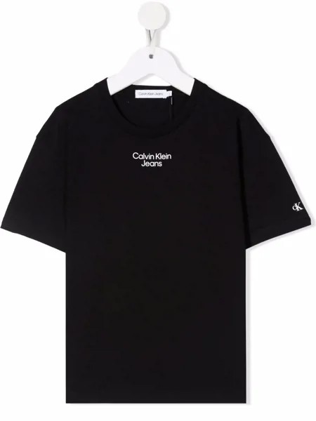 Calvin Klein Kids футболка с логотипом