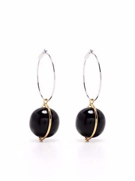 Jil Sander серьги Pure