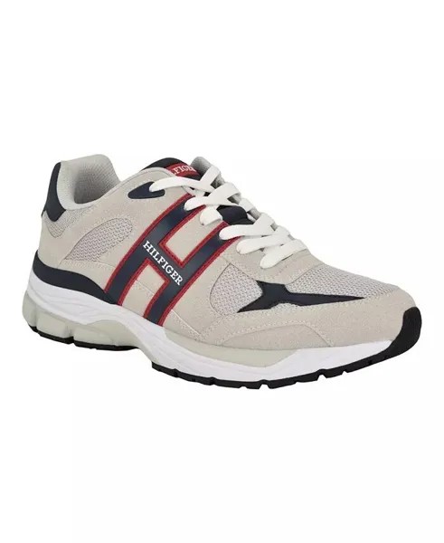 Мужские кроссовки Piden Fashion на шнуровке Tommy Hilfiger, серый