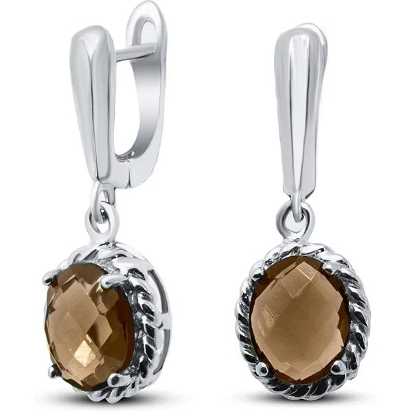 Серьги женские из серебра Silver Wings 22ke6899-90, топаз
