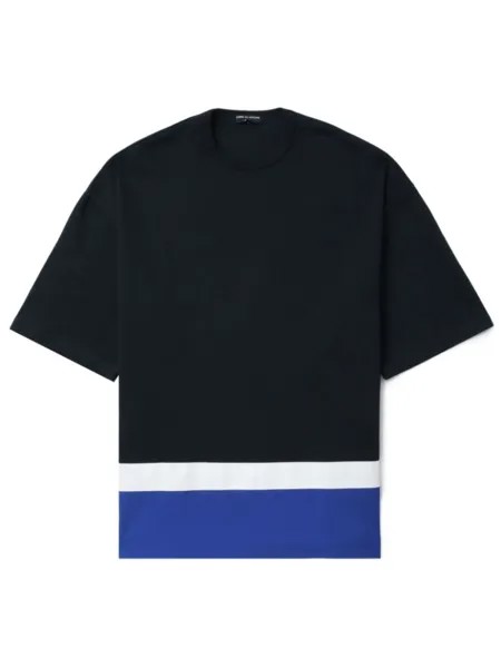 Comme des Garçons Homme футболка в стиле колор-блок, синий