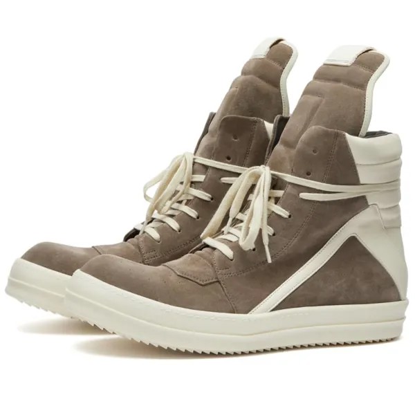 Замшевые кроссовки Rick Owens Geobasket