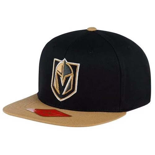 Бейсболка AMERICAN NEEDLE арт. 41722A-VGK Vegas Golden Knights Outfield NHL (черный / золотой), размер UNI