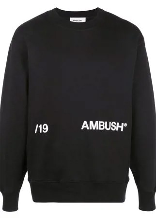 AMBUSH толстовка с круглым вырезом и логотипом