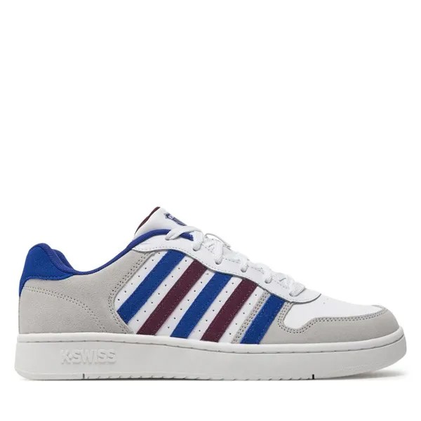 Кроссовки K-Swiss Court Palisades 06931-983-M White/Sodalite Blue/Prune 983, белый