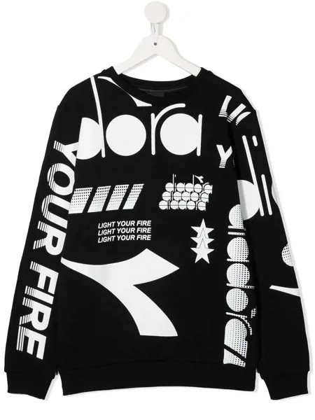 Diadora Junior толстовка с графичным принтом