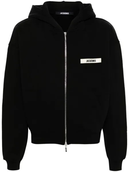 Jacquemus худи Le Hoodie Gros Grain, черный