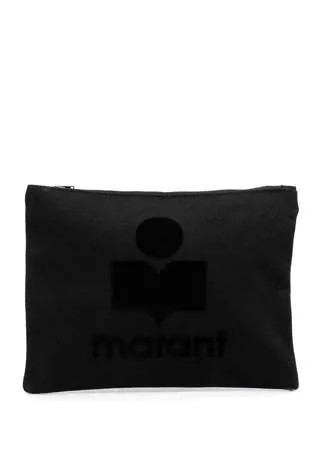 Isabel Marant клатч Nettia с логотипом