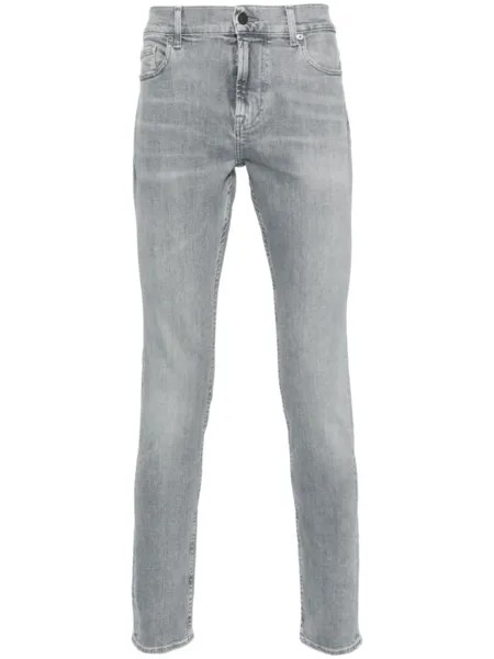 Джинсы скинни Paxtyn 7 For All Mankind, серый
