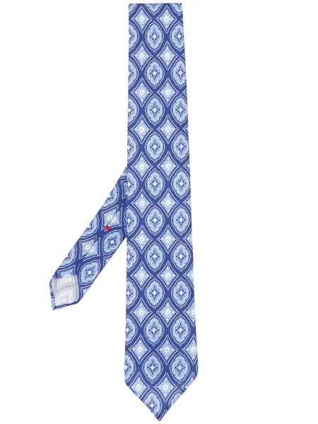 Dell'oglio галстук с геометричным принтом